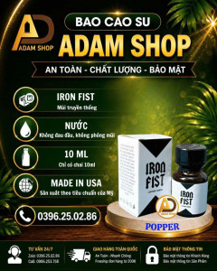 Popper Iron Fist 10ml Cao Cấp