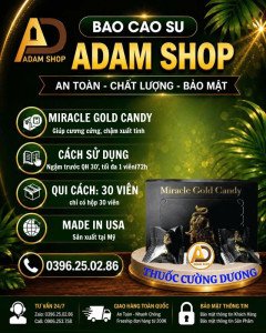Kẹo Ngậm Miracle Gold Candy