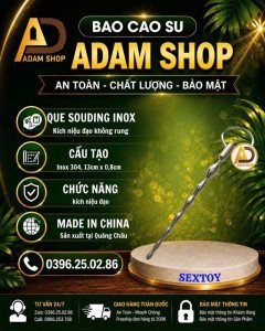 Sounding que thông niệu đạo inox 304
