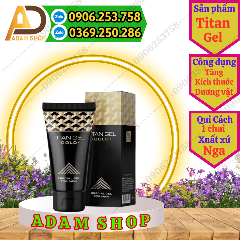 Gel Tăng Kích Thước Titan Gold 50ml thumb