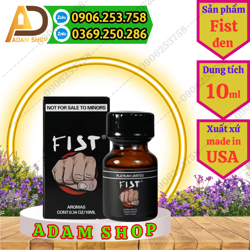 Popper Fist Đen 10ml Cao Cấp thumb