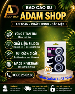 Vòng Đeo Chống Xuất Tinh Titan (Tím)