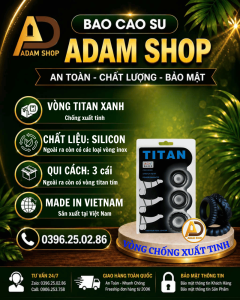 Vòng Đeo Chống Xuất Tinh TiTan (Xanh)
