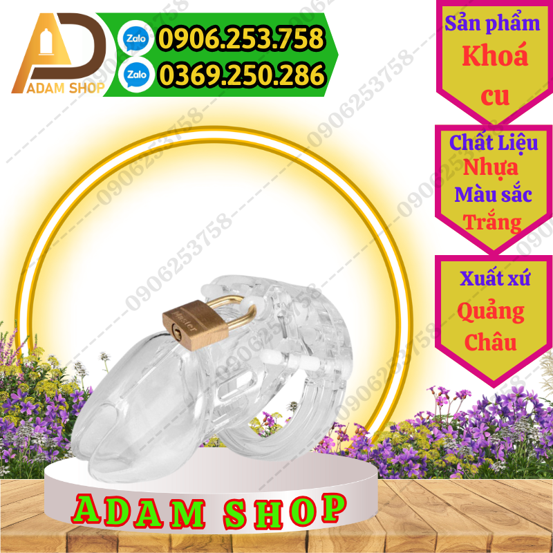 Khóa Dương Vật Nhựa (Trong suốt) thumb