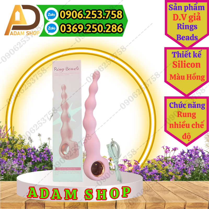 Dương Vật Giả Rings Beads rung nhiều chế độ thumb