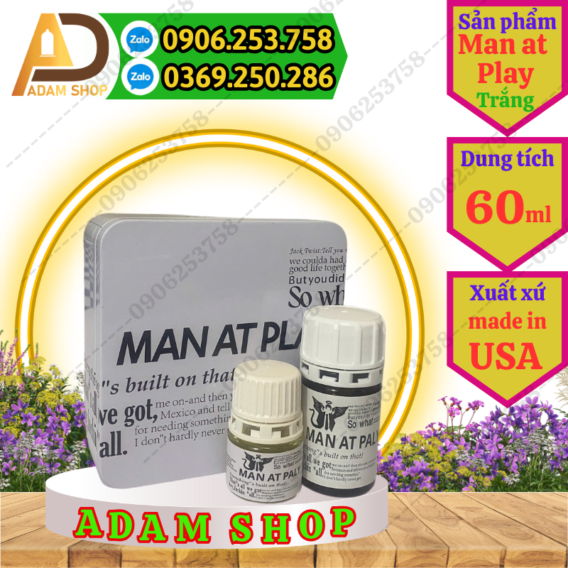 Popper Man At Play 60ml Cao Cấp Trắng thumb