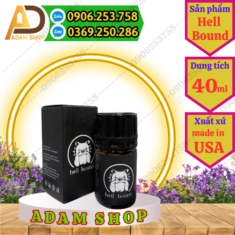 Popper Hell Hound 40ml Cao Cấp thumb