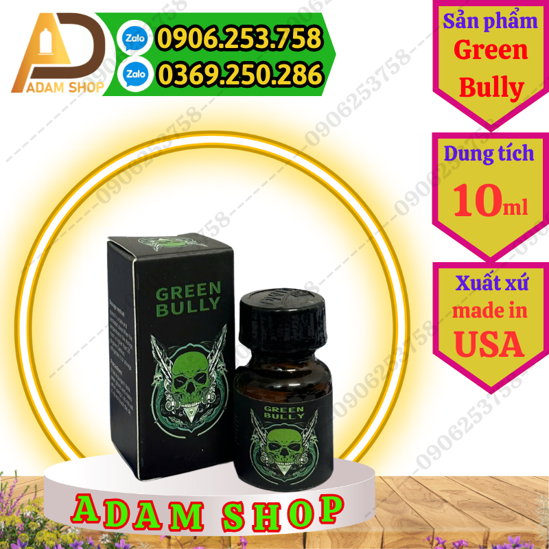 Popper Green Bully 10ml Cao Cấp thumb