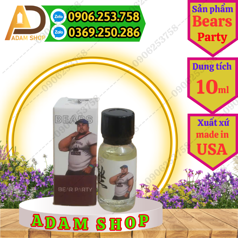 Popper Bears Party 10ml Cao Cấp thumb