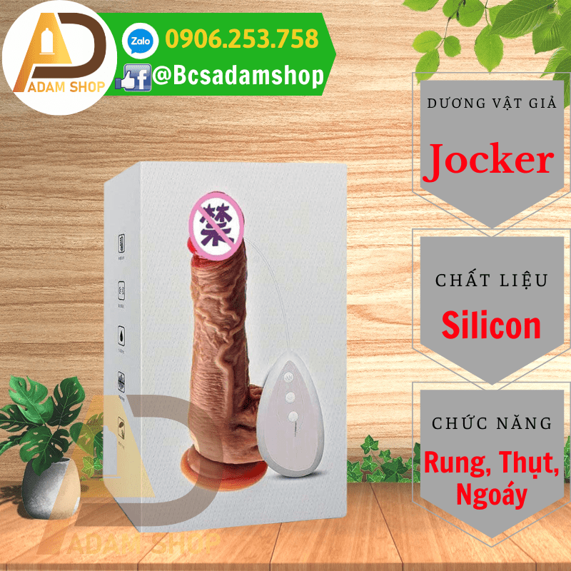 Dương Vật Giả Rung Thụt Jocker thumb