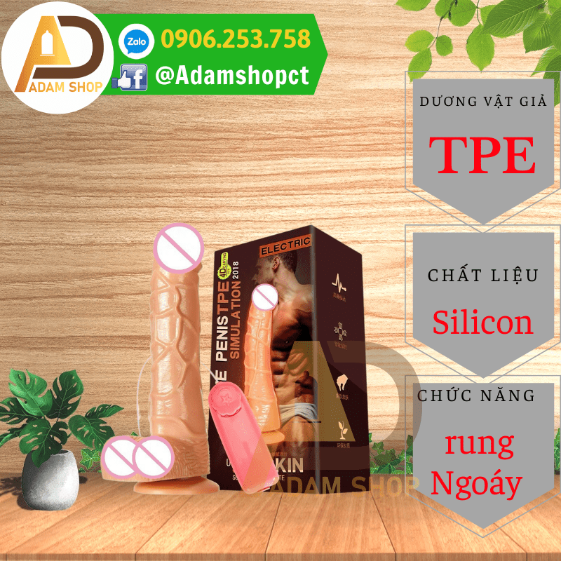 Dương Vật Giả Rung TPE thumb