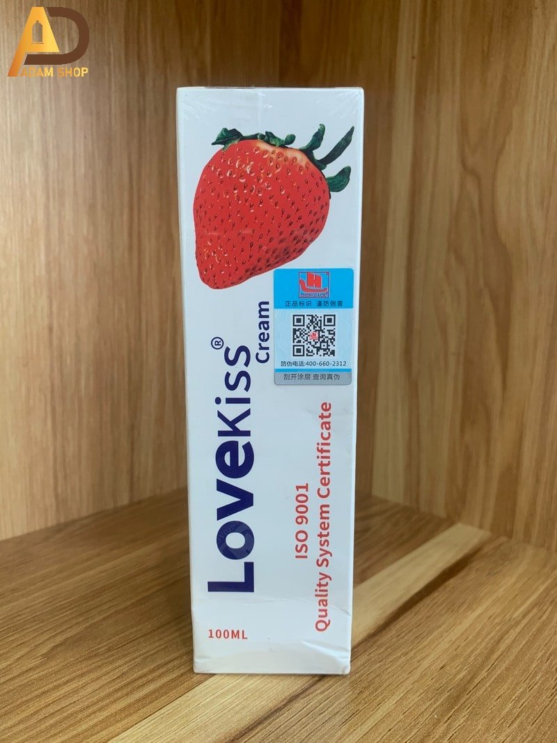 A_Gel Bôi Trơn Love Kiss Strawberry 100ml (Hương Dâu) thumb