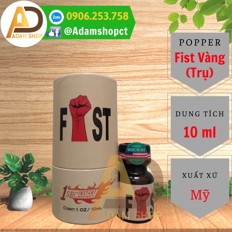 Popper Fist Vàng 10ml Cao Cấp thumb