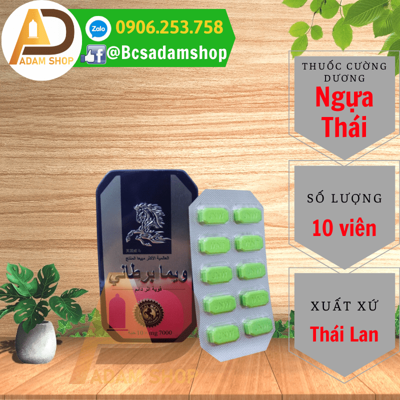 Thuốc Cường Dương Ngựa Thái (10 Viên) thumb