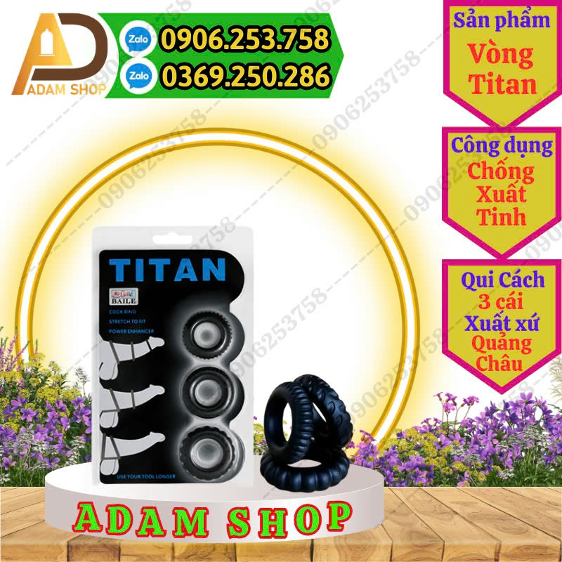 Vòng Đeo Chống Xuất Tinh TiTan (Xanh) thumb