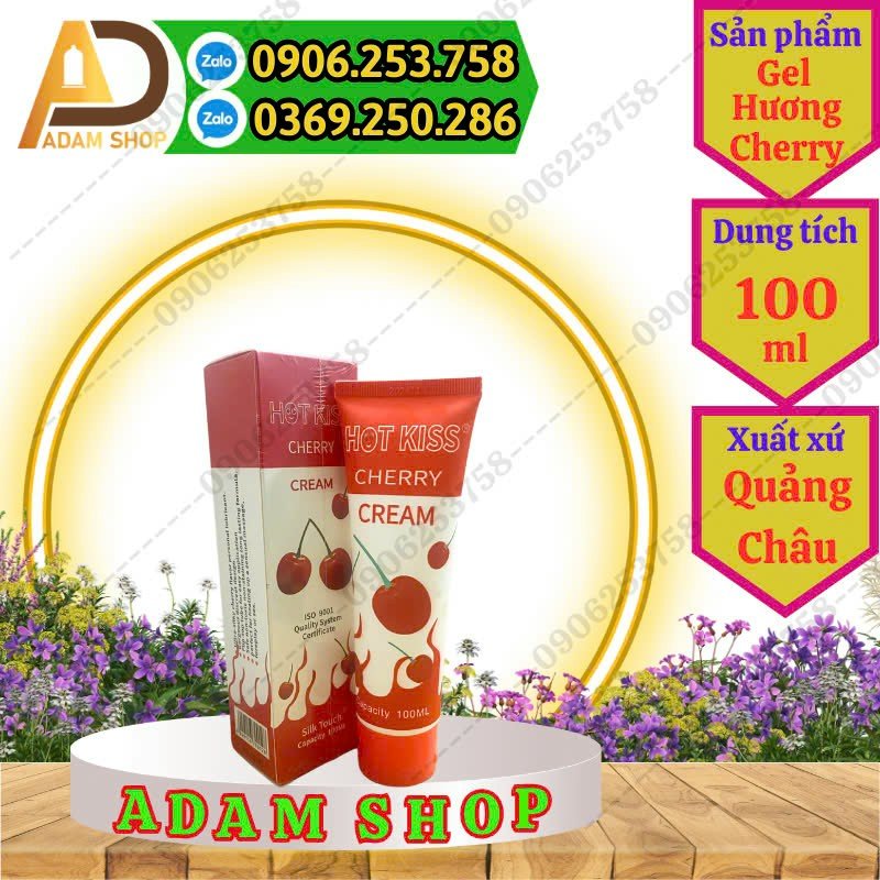 Gel Bôi Trơn Hot Kiss Cherry 100ml (Hương Cherry) thumb