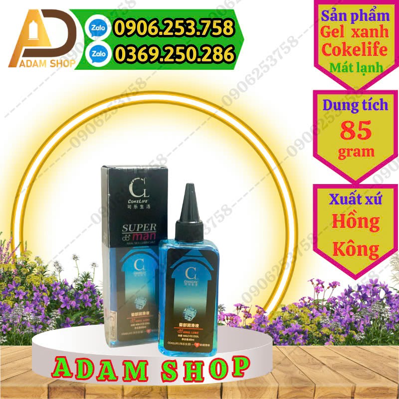 Gel Giảm Đau Cokelife Super Man Xanh thumb