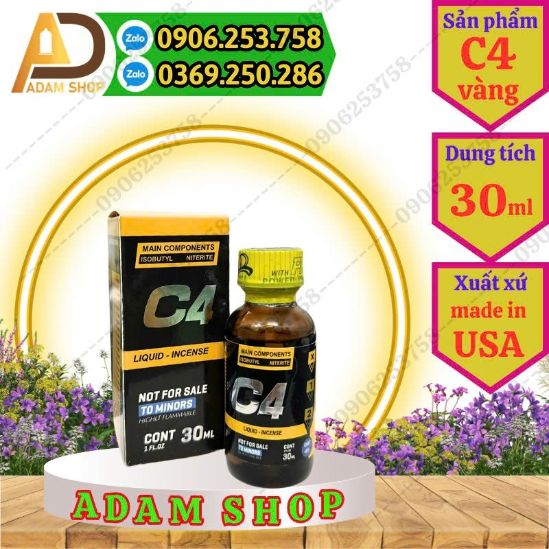 Popper C4 Vàng 30ml Cao Cấp thumb