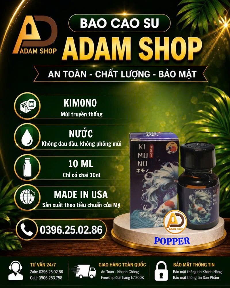 Popper Kimono 10ml Cao Cấp