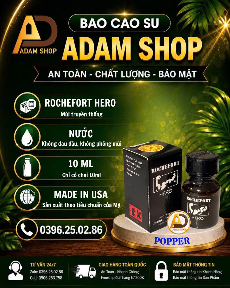 Popper Hero 10ml Cao Cấp