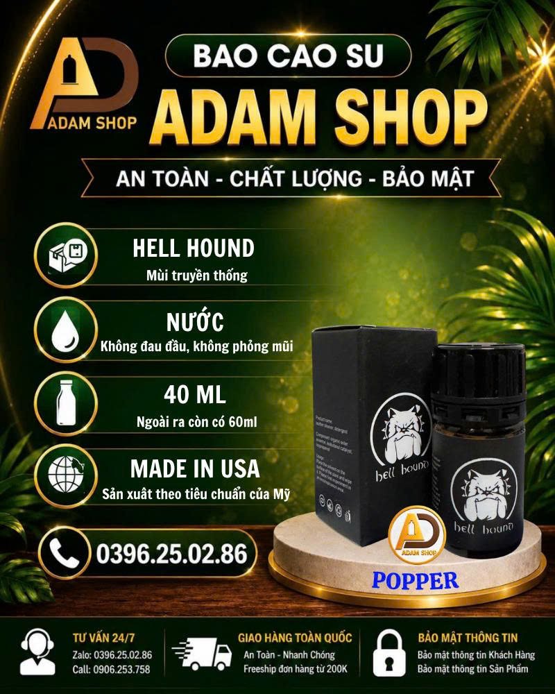 Popper Hell Hound 40ml Cao Cấp