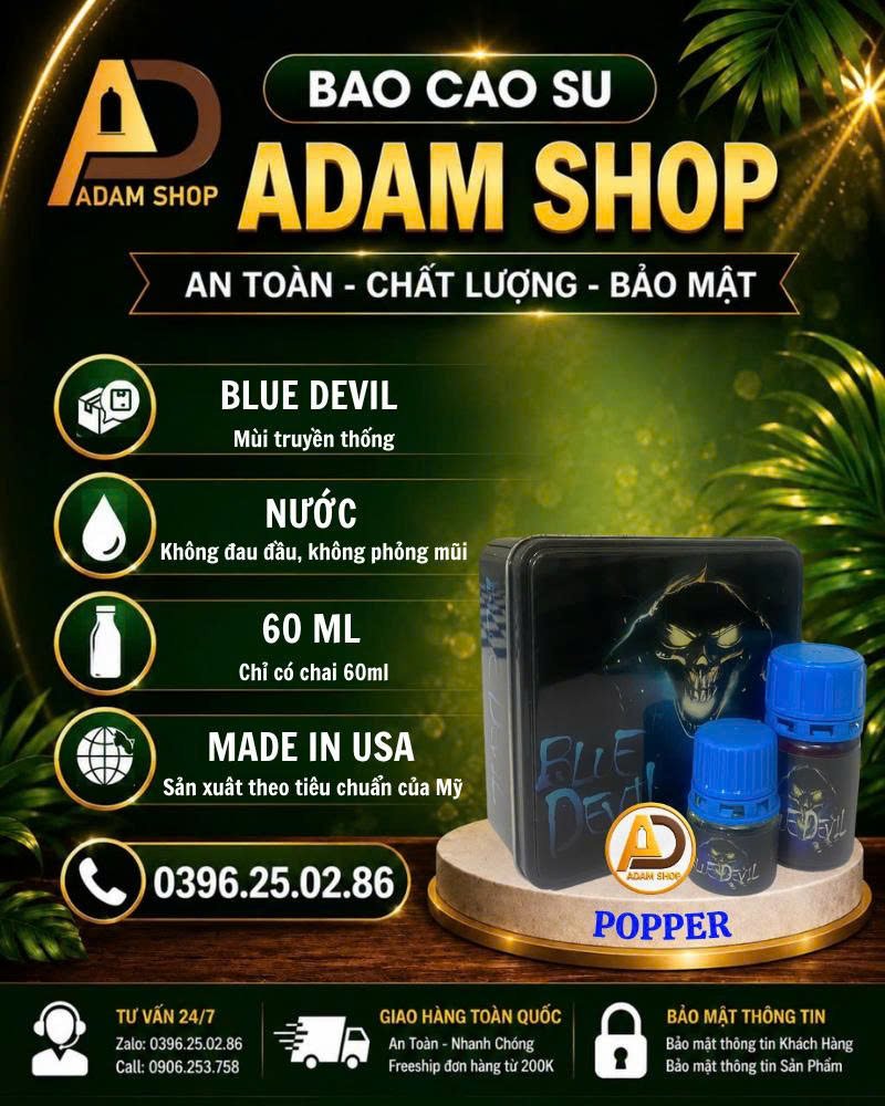 Popper Blue Devil 60ml Cao Cấp