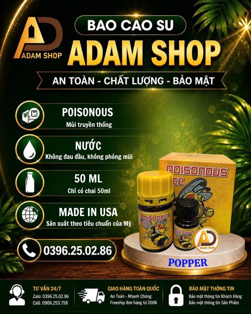 Popper Poisonous 50ml Cao Cấp
