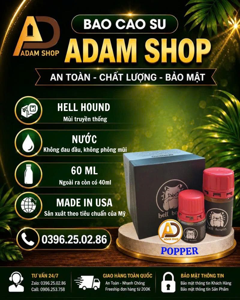 Popper Hell Hound 60ml Cao Cấp