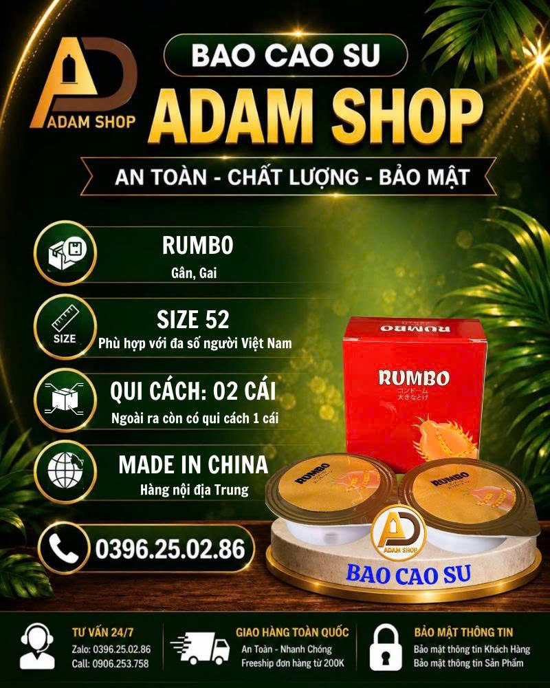 Bao Cao Su Rumbo (2 cái)