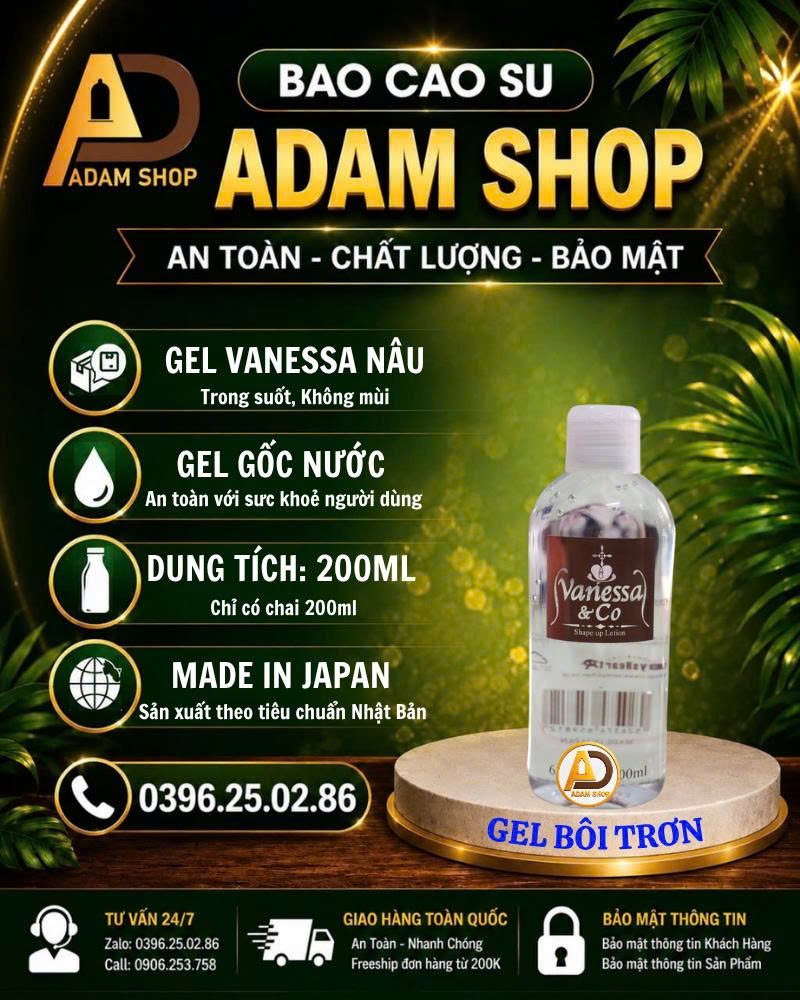 Gel Bôi Trơn Vanessa & Co 200ml
