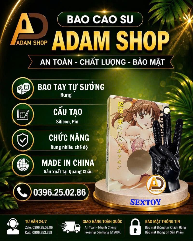 Bao tay tự sướng có trứng rung