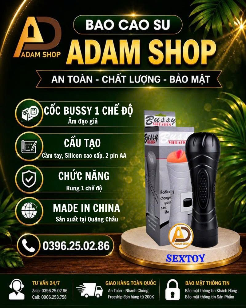 Cốc Rung 1 Chế Độ Bussy