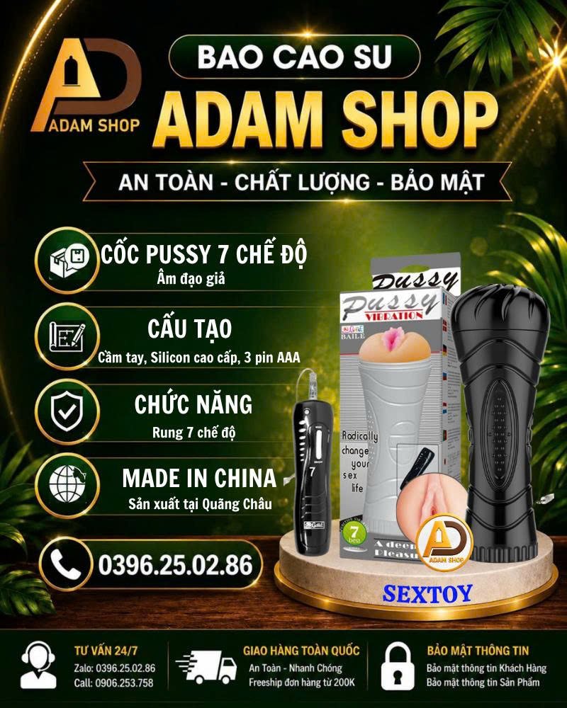 Cốc Rung 7 Chế Độ Pussy