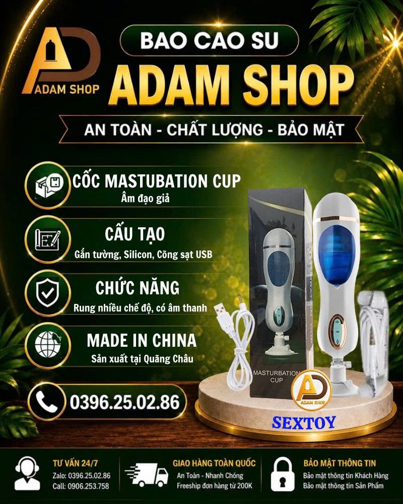 AĐG Rung Thụt Mastubation Cup