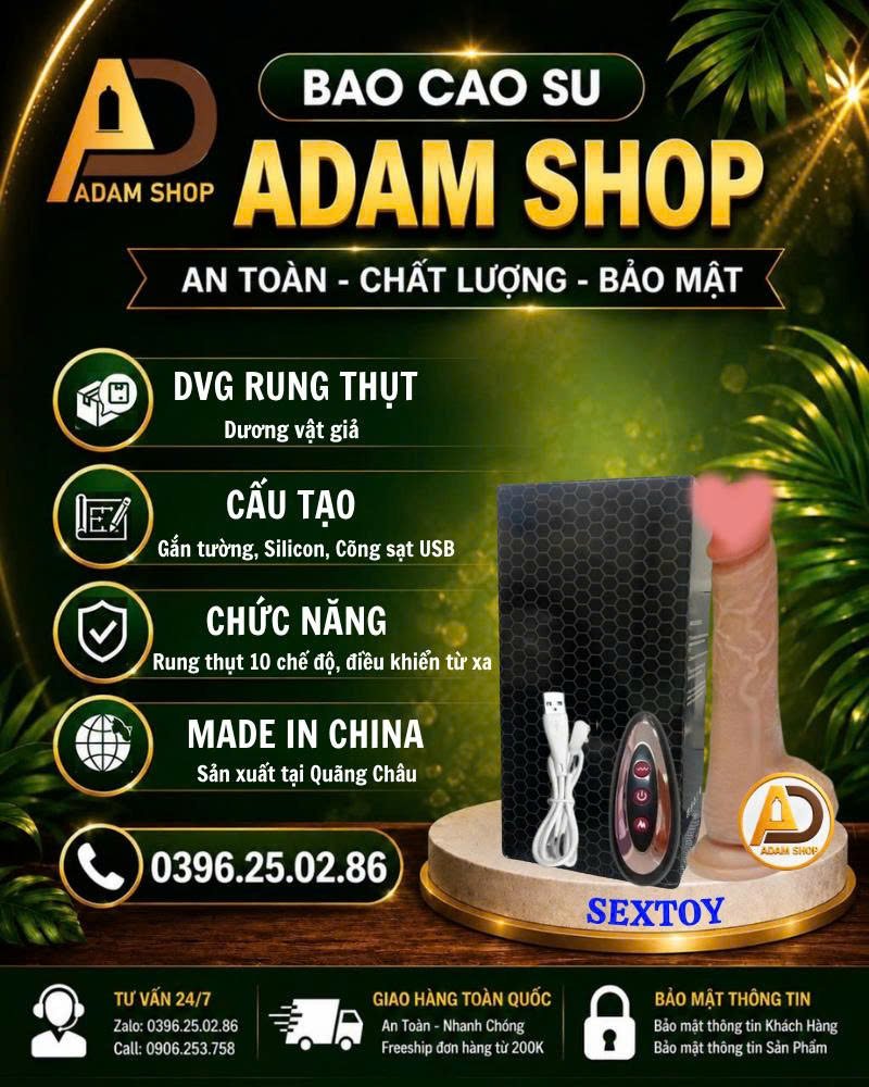 Dương Vật Giả Rung Thụt cao cấp