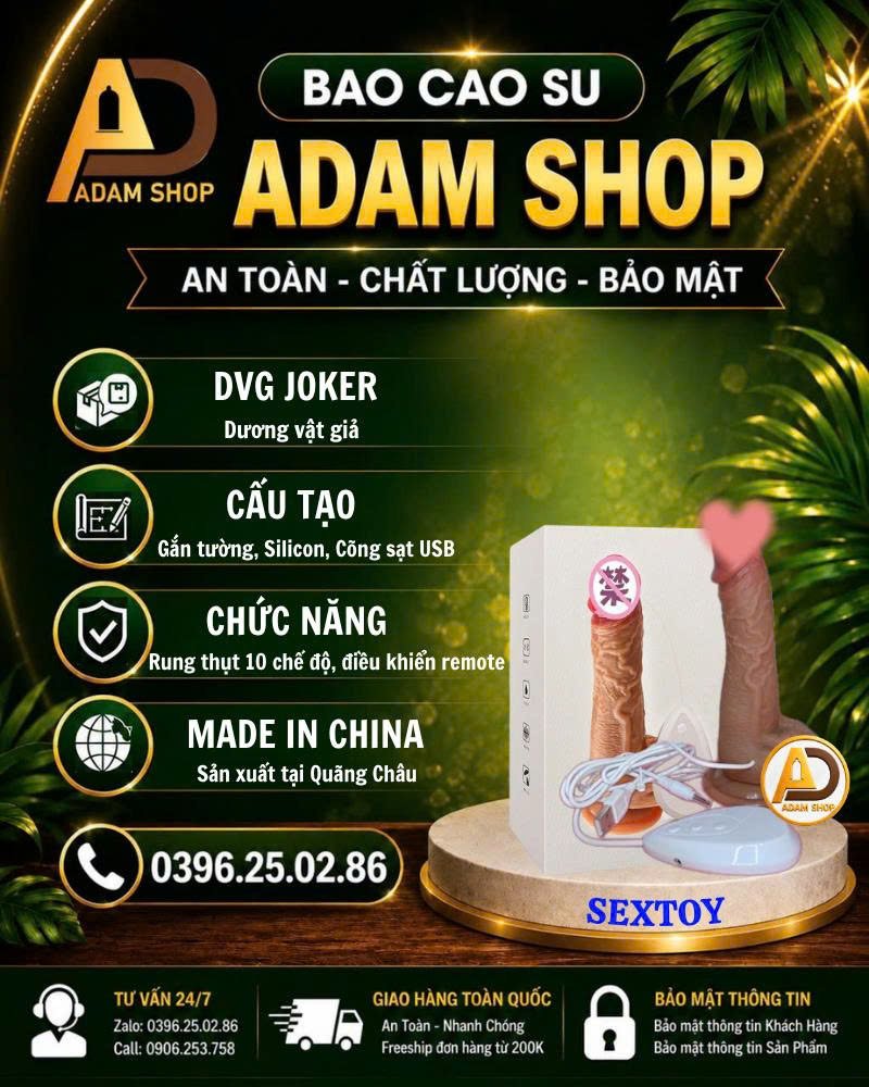Dương Vật Giả Rung Thụt Jocker