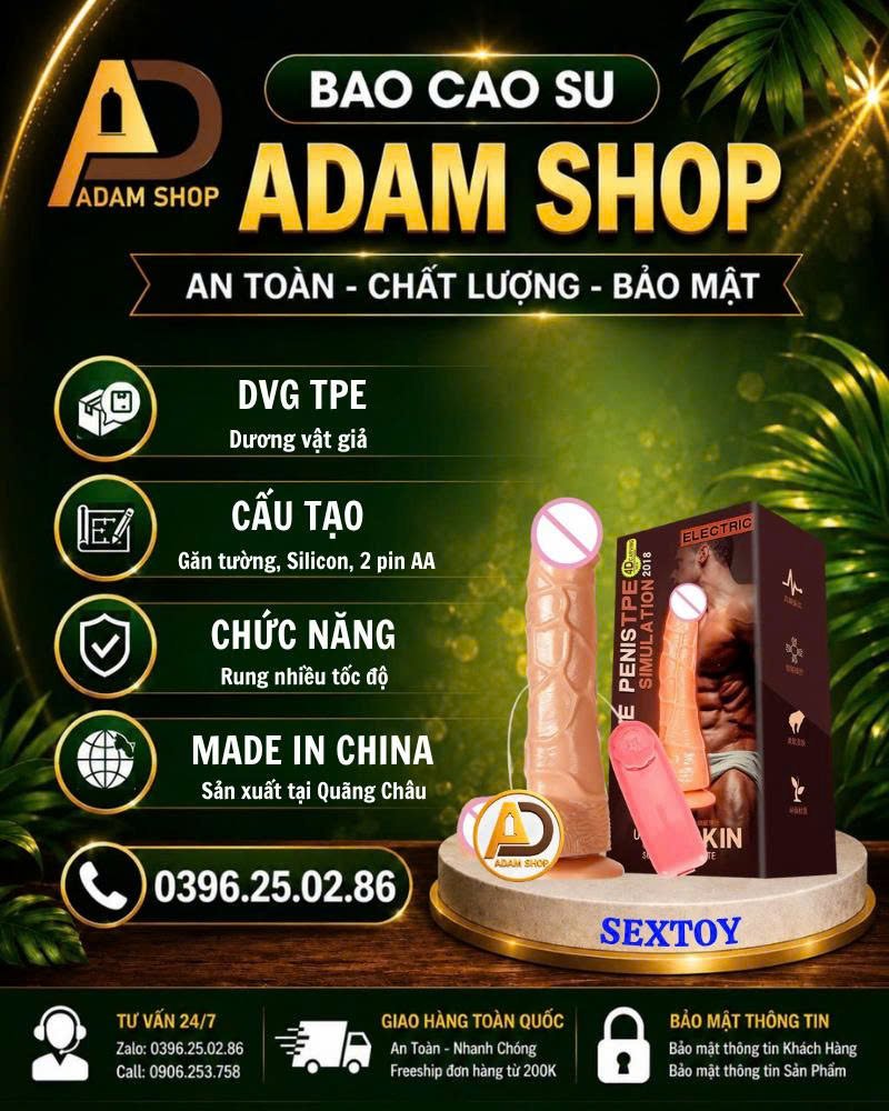 Dương Vật Giả Rung TPE