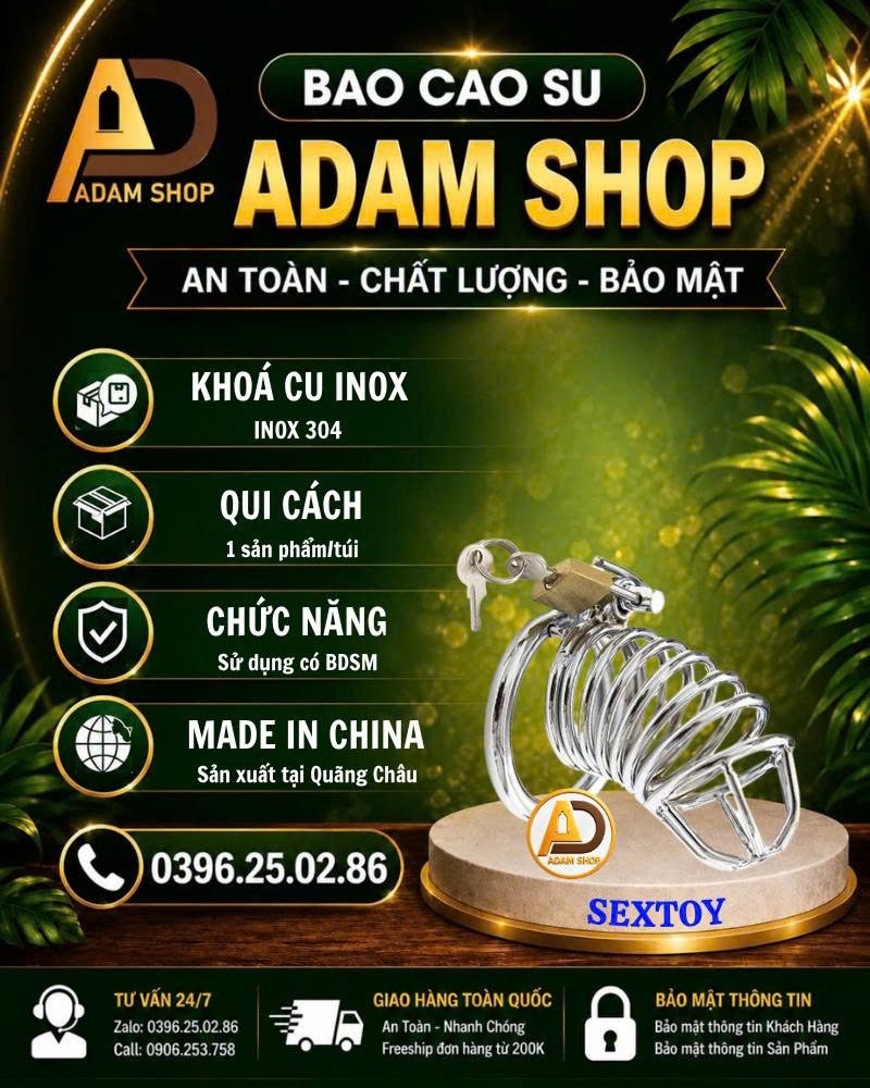 Khóa Dương Vật Inox