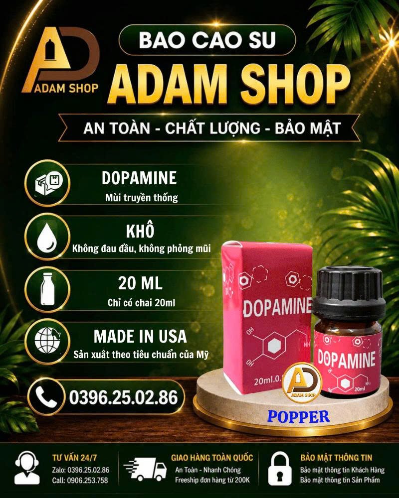 Popper Dopamine Khô 20ml Cao Cấp
