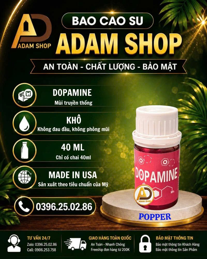 Popper Khô Dopamine 40ml Cao Cấp