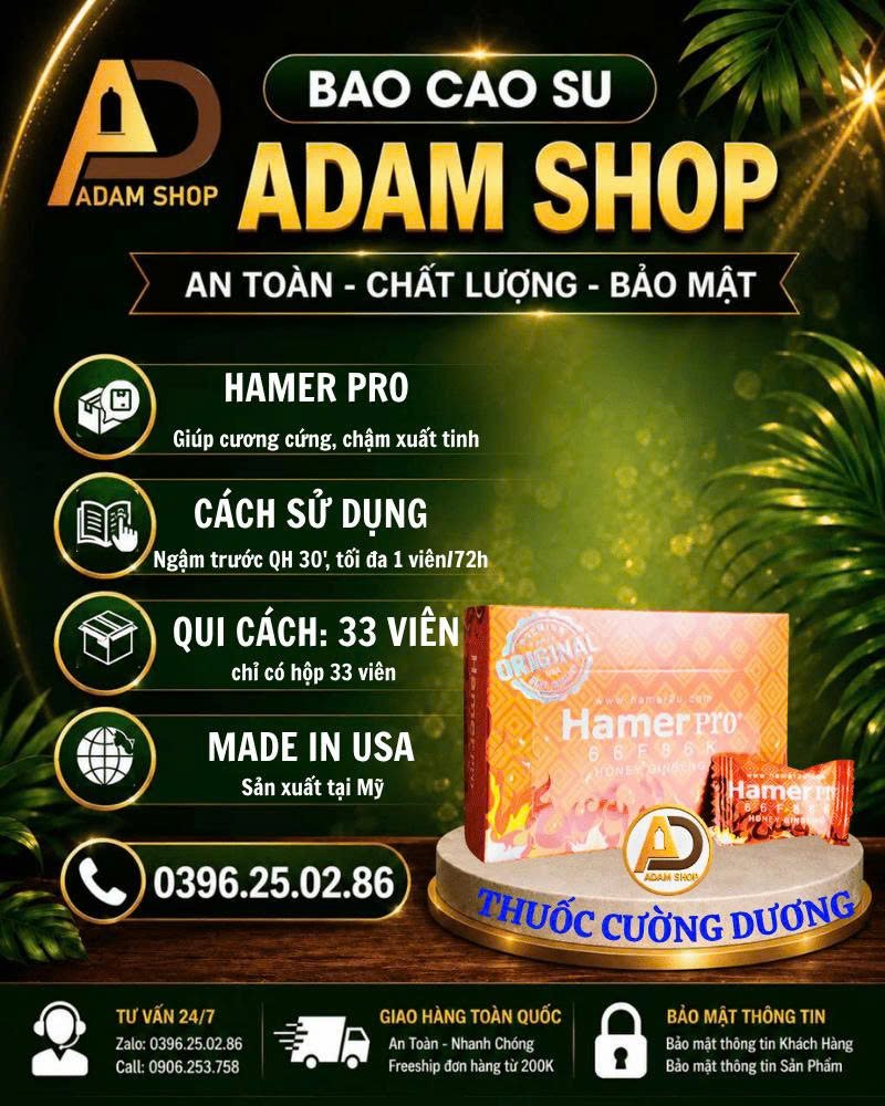Kẹo Sâm Hamer Pro (33 Viên)