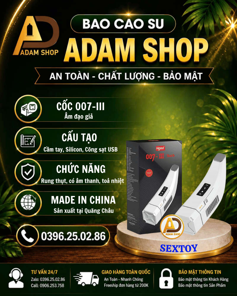 Cốc 007-III cầm tay rung thụt bú cao cấp