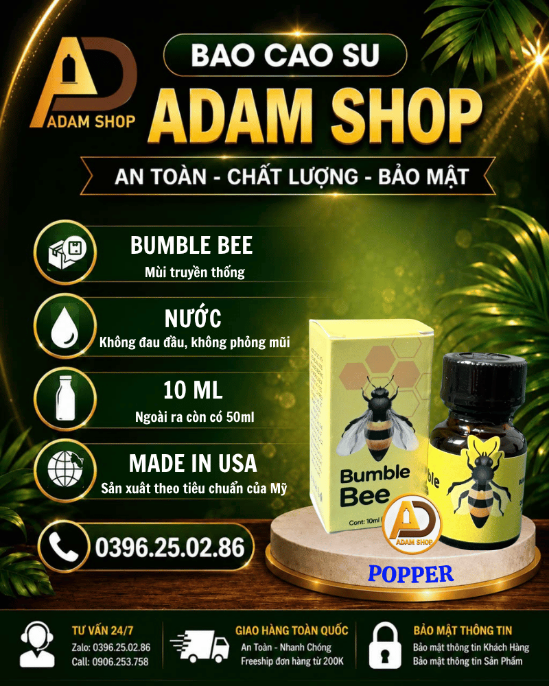 Popper Con Ong 10ml Cao Cấp