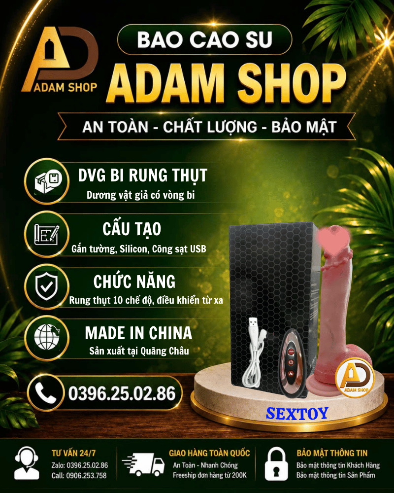 Dương Vật Giả Rung Thụt vòng bi cao cấp