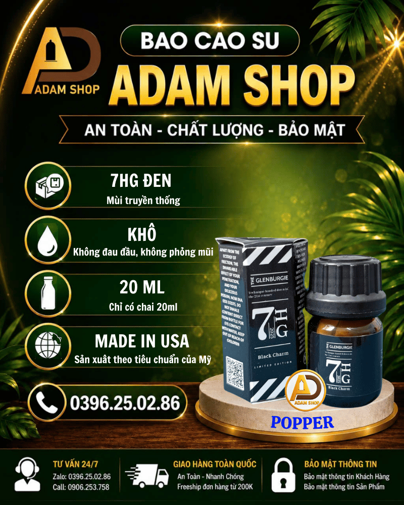 Popper 7HG 20ml Cao Cấp