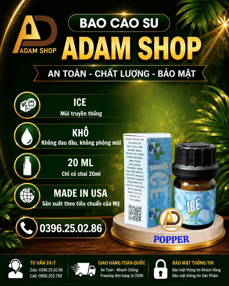 Popper ICE 20ml Cao Cấp