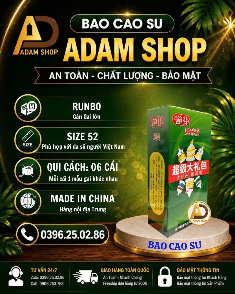 Bao Cao Su Rumbo (6 cái)