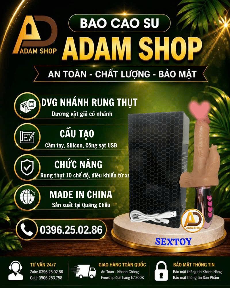 Dương Vật Giả Rung Thụt Nhánh cao cấp cầm tay