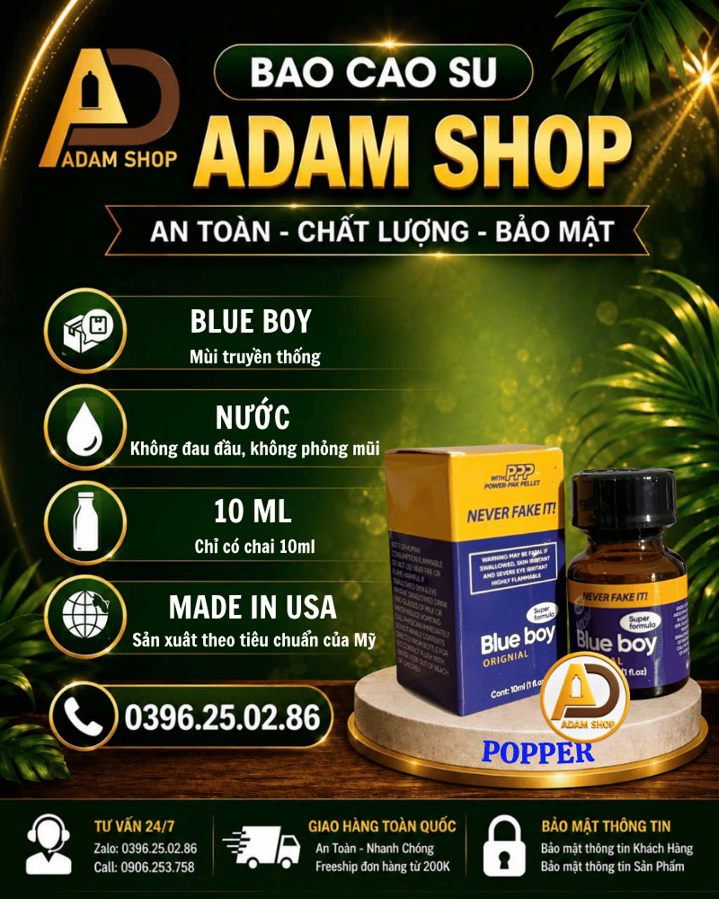 Popper BlueBoy 10ml Cao Cấp