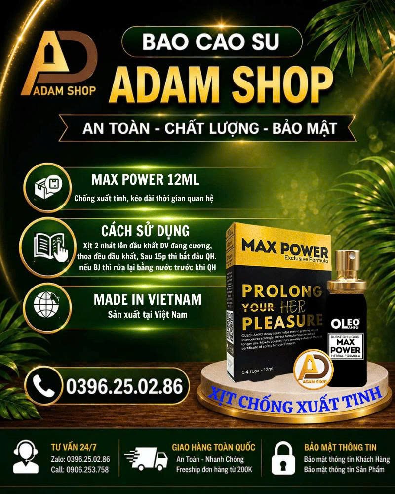 Xịt CXT Max Power 12ml